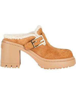 Fendi Mules & Clogs - Natural
