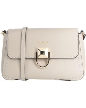 Furla Light Cross-Body Bag Calfskin - Natural
