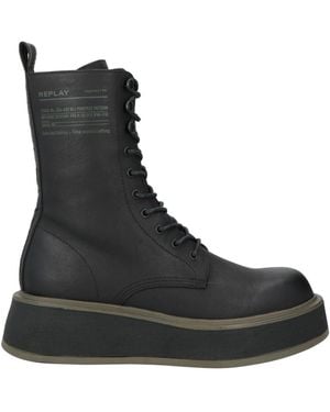 Replay Ankle Boots Synthetisches Material - Black