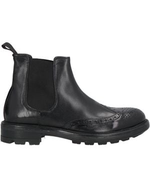 CafeNoir Ankle Boots Leather - Black