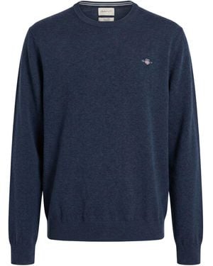 GANT Sweater Lambswool - Blue