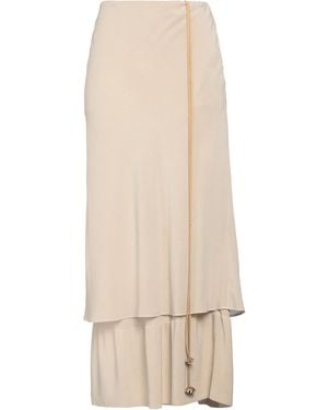 Quira Maxi Skirt Silk - Natural
