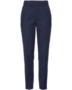 Tela Trousers Cotton, Elastane - Blue