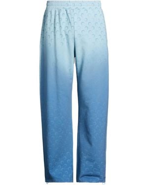Marine Serre Trousers Re-Used Cotton, Recycled Cotton, Organic Cotton - Blue