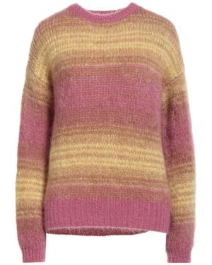 Pomandère Mauve Sweater Mohair Wool, Polyester, Elastane - Pink