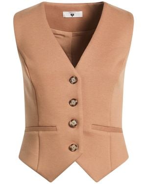 Twinset Tailored Vests - Natural