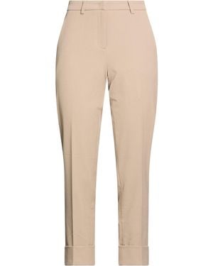 Cambio Taupe Pants Polyester, Viscose, Elastane - Natural