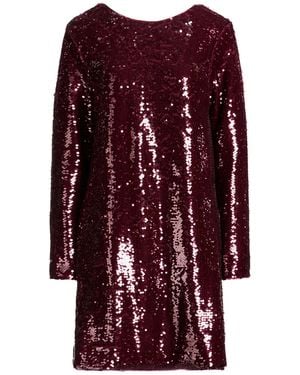 Kocca Burgundy Mini Dress Polyester, Elastane - Purple