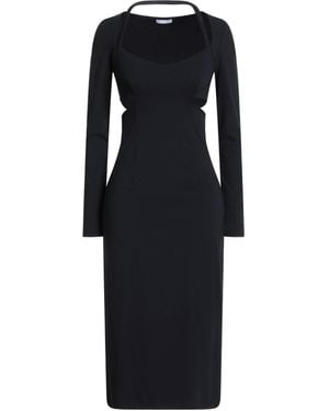 Patrizia Pepe Midi Dress Polyamide, Elastane - Black