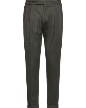 Messagerie Luxe Fabrics Military Trousers Wool, Polyester - Grey