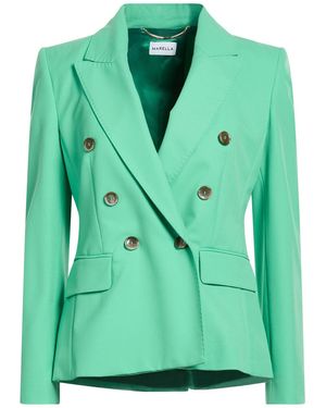 Marella Light Blazer Polyester, Viscose, Elastane - Green