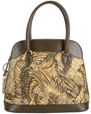 Ferragamo Handbag Leather, Textile Fibers - Metallic