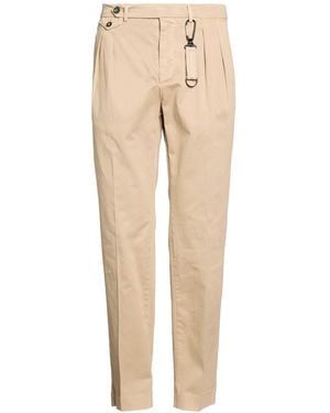 Manuel Ritz Sand Pants Cotton, Elastane - Natural