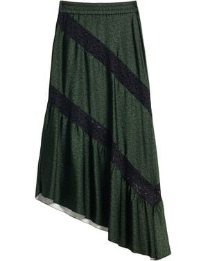 Iceberg Military Maxi Skirt Polyester - Green