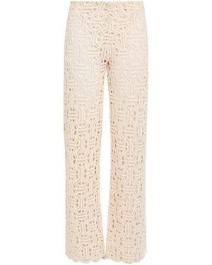 MAX&Co. Trousers - Natural