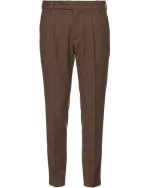 Entre Amis Pants Cotton, Nylon, Elastane - Brown