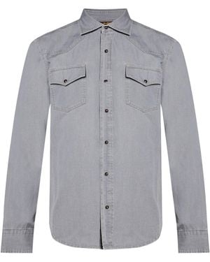Moorer Shirt Cotton - Grey