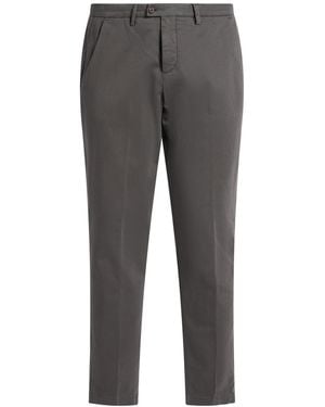 Corneliani Taupe Pants Cotton, Elastane - Gray