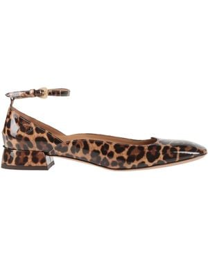 A.Bocca Camel Ballet Flats Leather - Brown