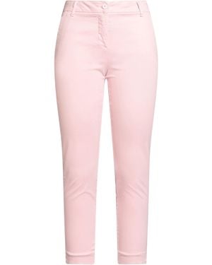 White Wise Pants - Pink