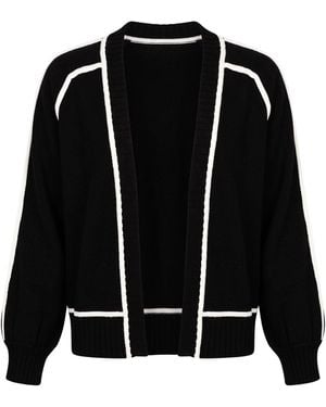 Carla G Cardigan Viscose, Polyester, Polyamide - Black