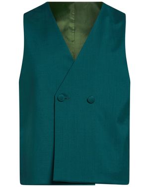 MARSĒM Tailored Vest Virgin Wool - Green