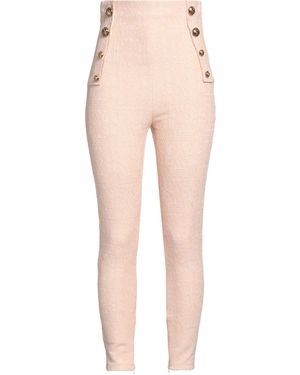 Elisabetta Franchi Blush Trousers Cotton, Viscose, Polyamide - Natural
