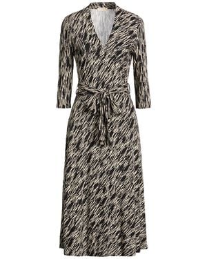 Siyu Midi Dress Viscose, Elastane - Grey
