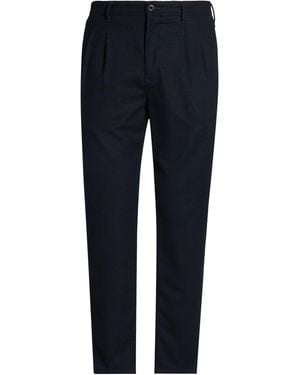 Incotex Slacks By Slowear Midnight Pants Virgin Wool, Polyester, Elastane - Blue