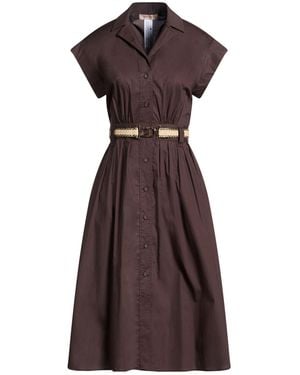 Twinset Midi Dresses - Brown