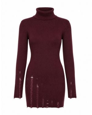 Laneus Vestito Corto - Viola