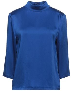 Semicouture Bright Top Acrylic, Viscose - Blue