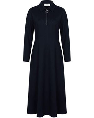 Beatrice B. Maxi Dress Polyester, Cotton, Elastane - Blue