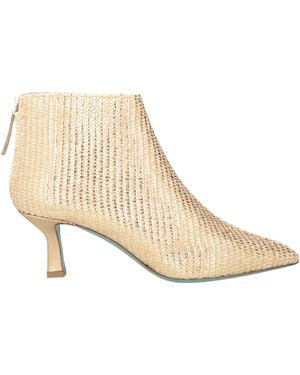 Fratelli Russo Ankle Boots Textile Fibres - Natural