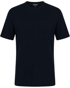 Giorgio Armani T-Shirt Viscose, Cashmere, Elastane - Blue