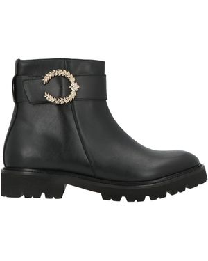 Pollini Ankle Boots Leather - Black
