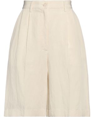 Forte Shorts & Bermuda Shorts Viscose, Linen - Natural