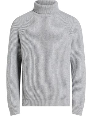 Alpha Studio Turtleneck Wool, Cashmere - Grey