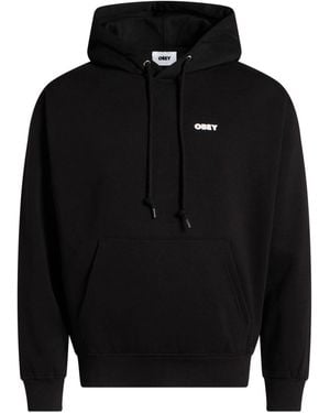 Obey Sweatshirt Cotton, Polyester - Black