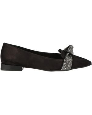 Vicenza Ballet Flats Leather - Black