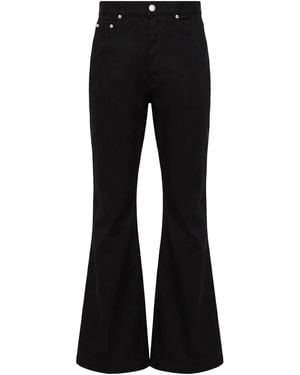Rick Owens Trousers Cotton, Elastane - Black