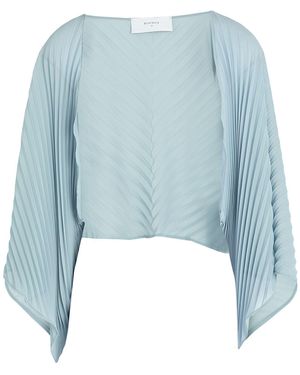 Beatrice B. Sky Shrug Polyester - Blue