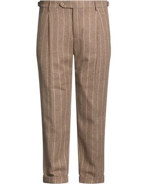 Berwich Taupe Pants Virgin Wool - Natural