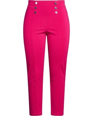 Diana Gallesi Fuchsia Pants Viscose, Polyamide, Elastane - Pink
