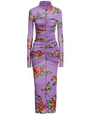 Philosophy Di Lorenzo Serafini Vestito Lungo - Viola