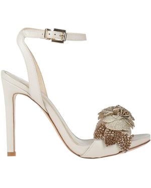 Gianni Marra Sandals Leather - Metallic