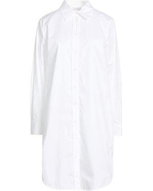 Peserico Midi Dress Cotton, Elastane - White