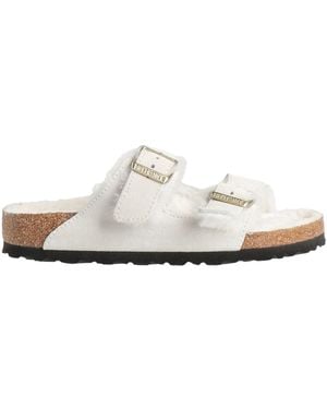 Birkenstock Light Sandals Shearling - White