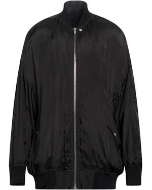 Rick Owens Jacket Cupro, Cotton - Black