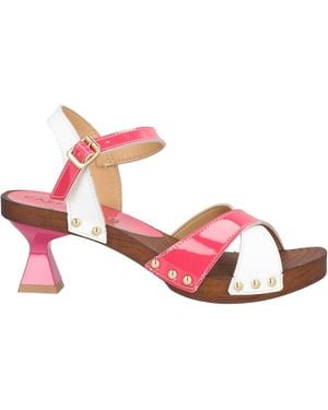 CafeNoir Sandals Leather - Pink